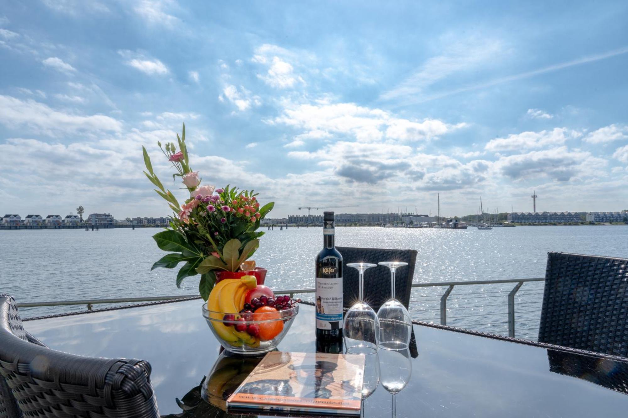 3-Zi-Fewo Brigantine 33 By Seeblick Ferien Oro, Wasserblick,Sauna Olpenitz Buitenkant foto