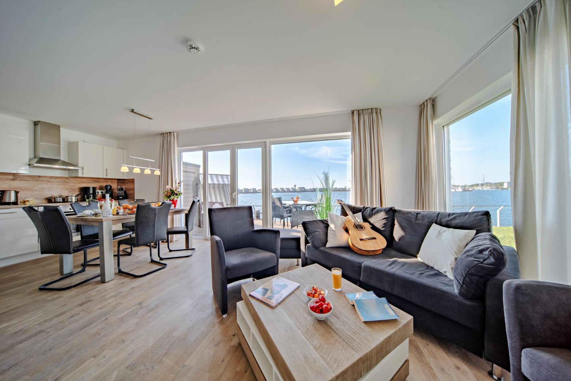 3-Zi-Fewo Brigantine 33 By Seeblick Ferien Oro, Wasserblick,Sauna Olpenitz Buitenkant foto