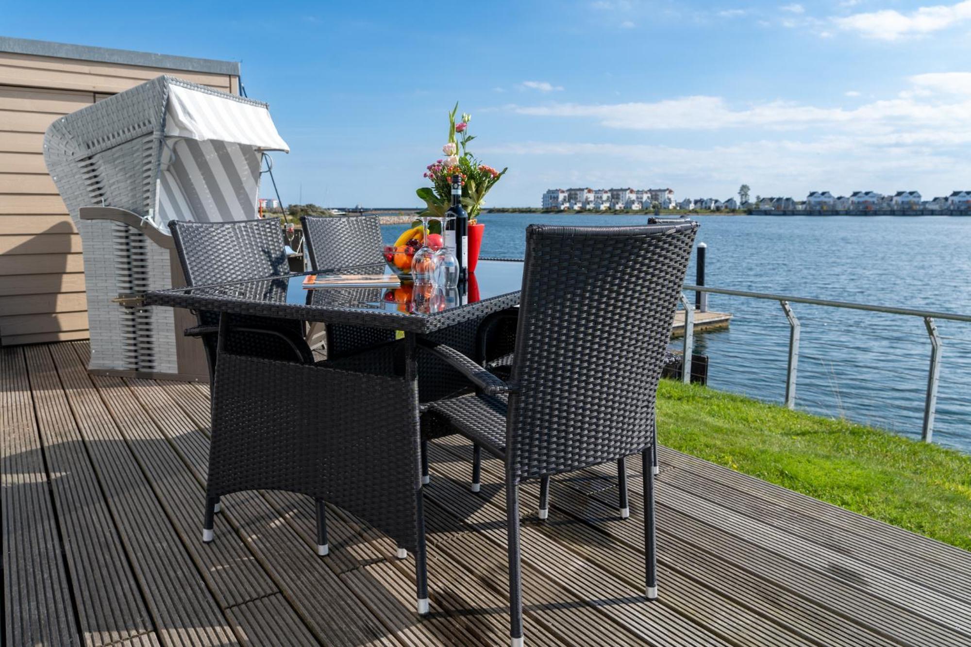 3-Zi-Fewo Brigantine 33 By Seeblick Ferien Oro, Wasserblick,Sauna Olpenitz Buitenkant foto