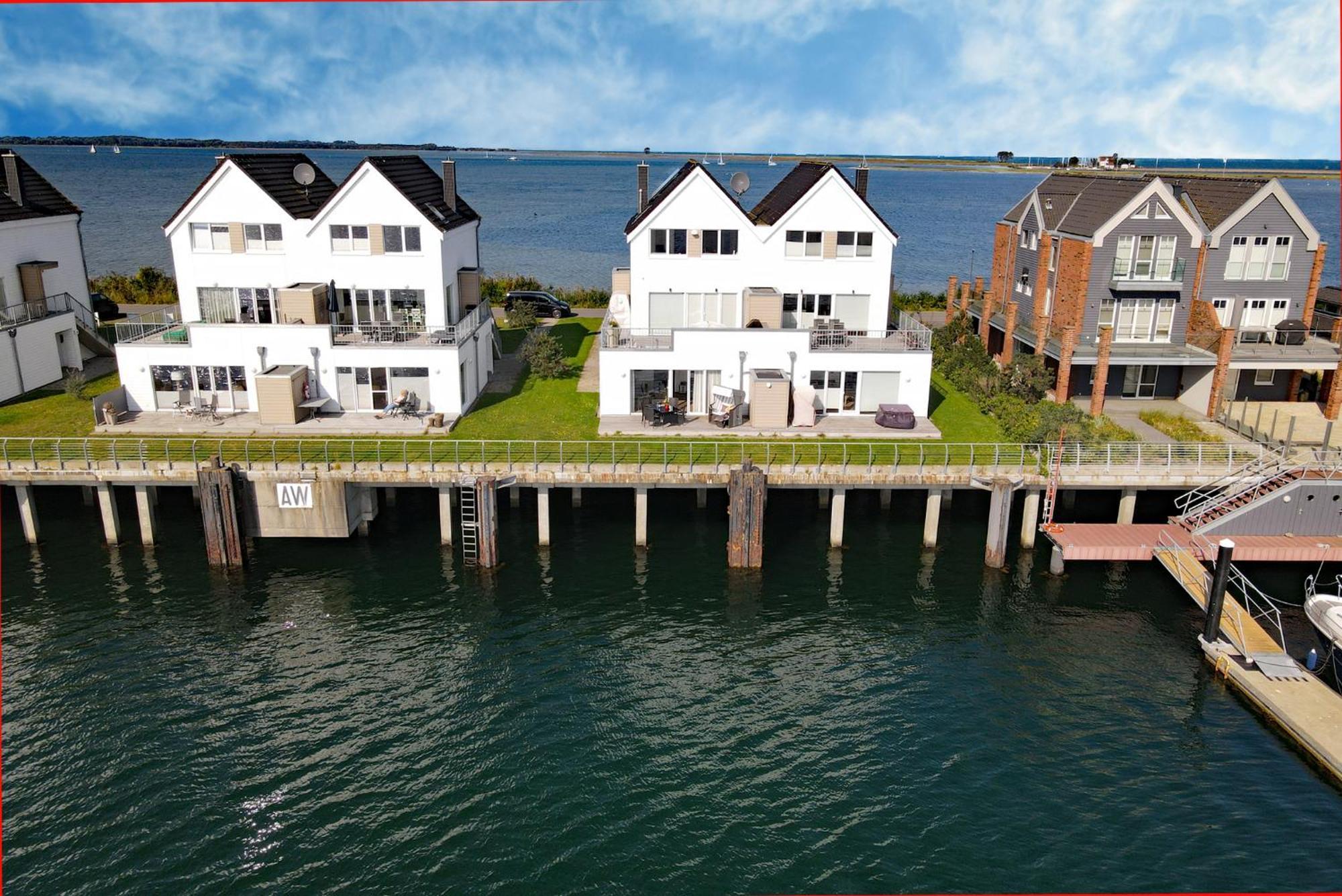 3-Zi-Fewo Brigantine 33 By Seeblick Ferien Oro, Wasserblick,Sauna Olpenitz Buitenkant foto